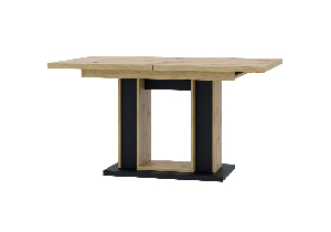 Jídelní stůl Farug (artisan + černá) (pro 6 až 8 osob)