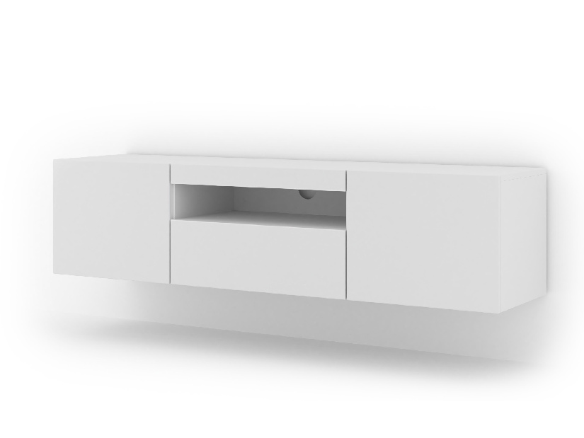 TV stolek/skříňka Aurora (bílý mat)