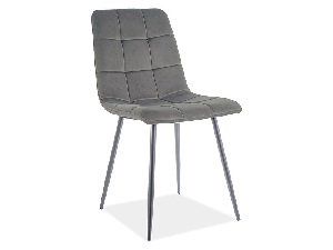 Jídelní židle Marlana (šedá + černá)
