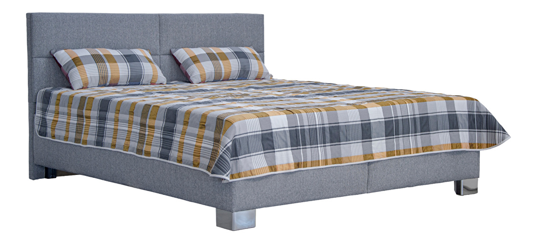 Manželská posteľ 180 cm Blanár Jersey (šedá) (s roštom)