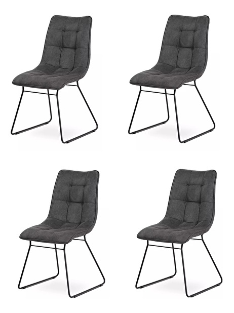 Set 4 ks. jídelních židliček Doug-414 GREY3 *výprodej