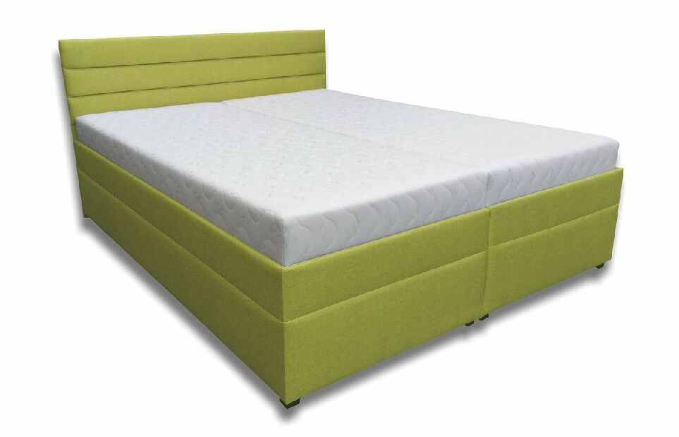 Manželská postel 180 cm Zulma (hnědá) (s roštem, sendvičovou matrací Erik a úl. prostorem)