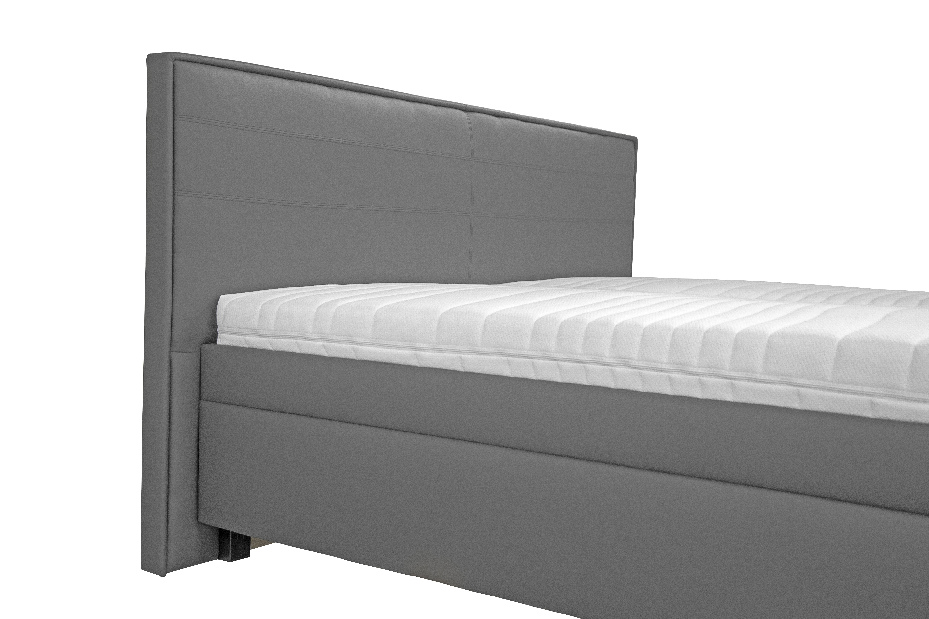 Manželská postel 160 cm Blanář Grand (tmavě šedá) (s rošty)