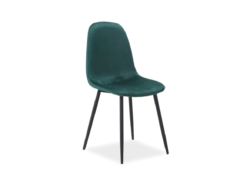 Jídelní židle Fannie (zelená + černá)
