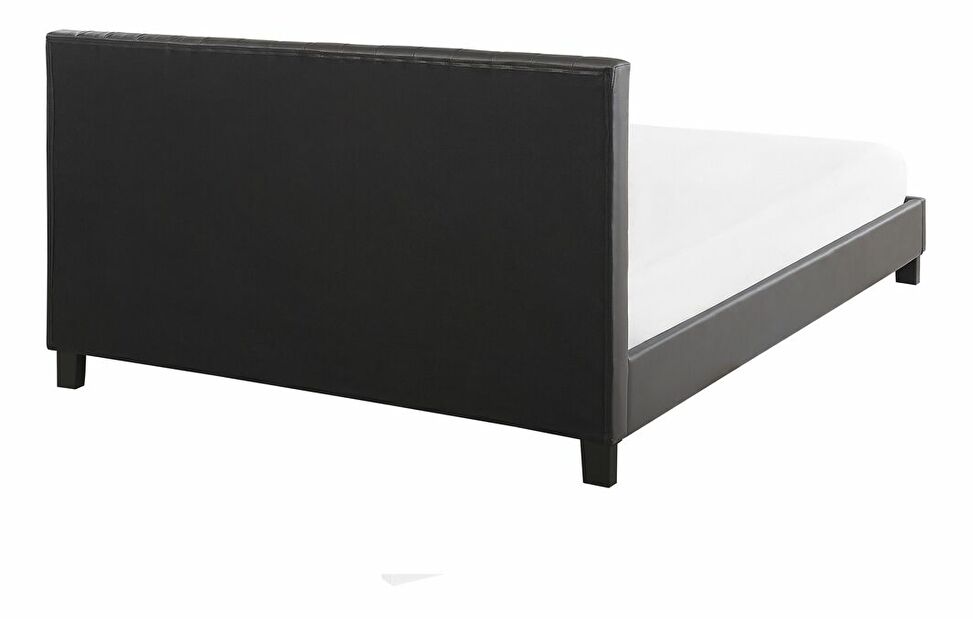 Manželská postel 180 cm PARASO (šedá) (s roštem)