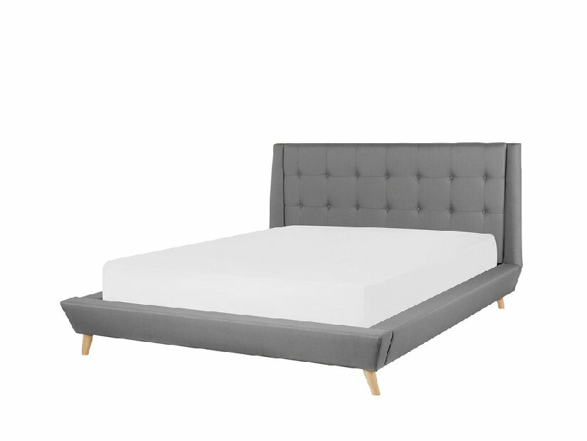 Manželská postel 160 cm TURIN (s roštem) (šedá)