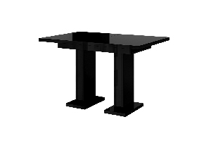 Jídelní stůl Gilnar (lesk černý) (pro 4 až 6 osob)