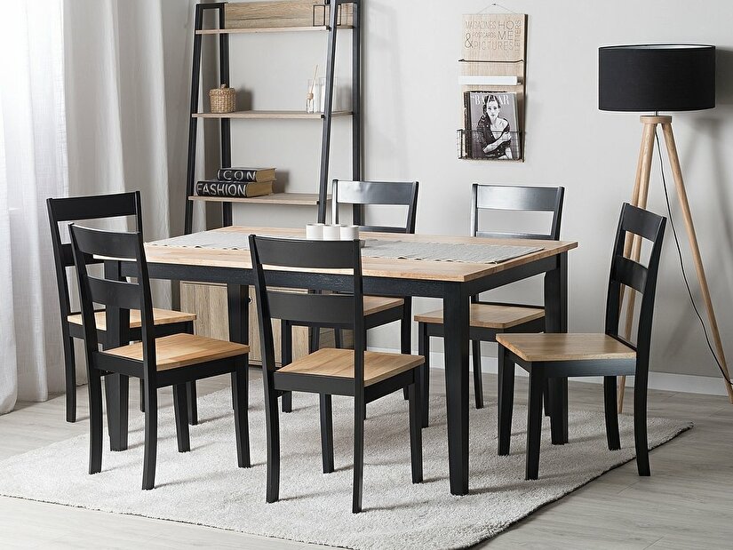 Set 2ks. jídelních židlí Georgi (černá) *výprodej