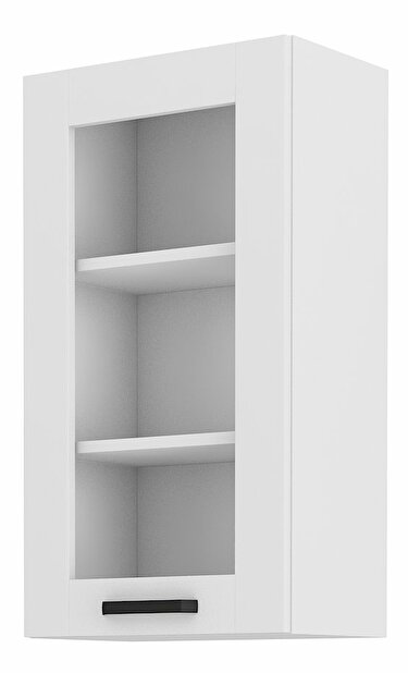 Horní kuchyňská skříňka Lucid 40 GS 90 1F (bílá + bílá)
