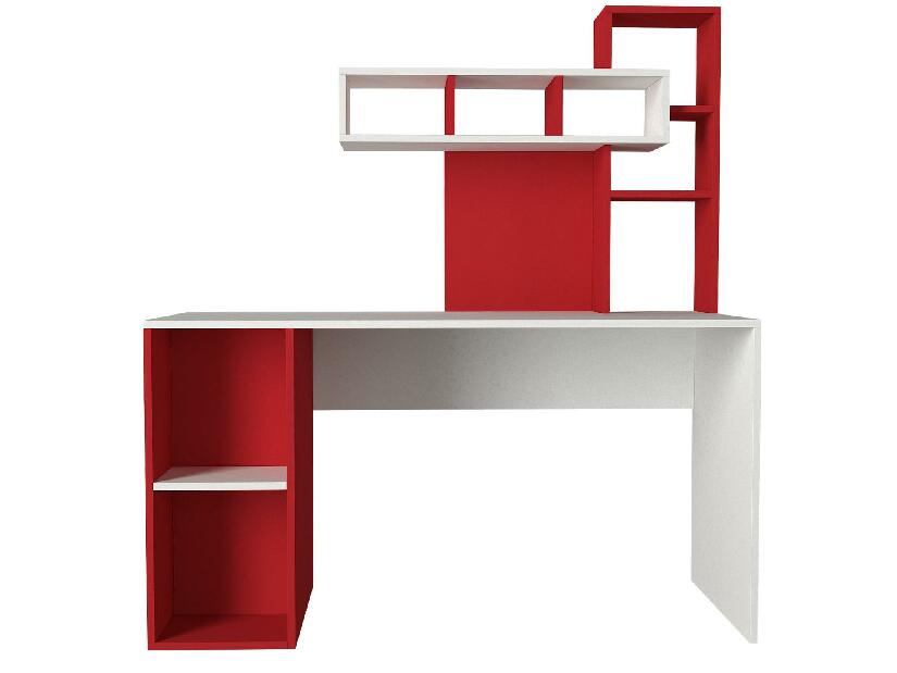 PC stolek Coralline (bílá + červená)
