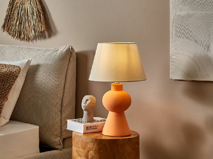 Stolní lampa Finn (oranžová)