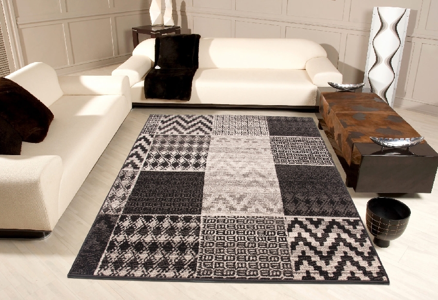 Kusový koberec Contempo 804 Silver (80 x 150 cm)