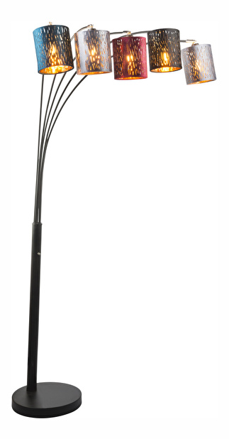 Stojanové svítidlo Ticon 15266S4 (moderní/designové) (černá + multicolor)