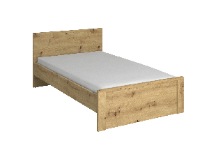 Manželská postel 120 cm Andra (dub artisan) (bez roštu a matrace)