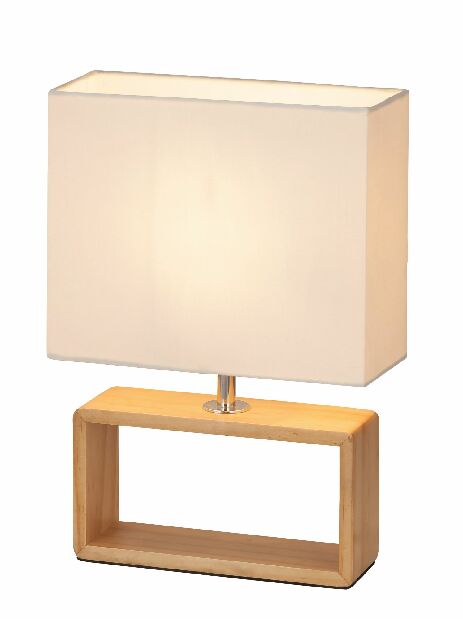 Stolní lampa Freya 4377 (přírodní + buk)