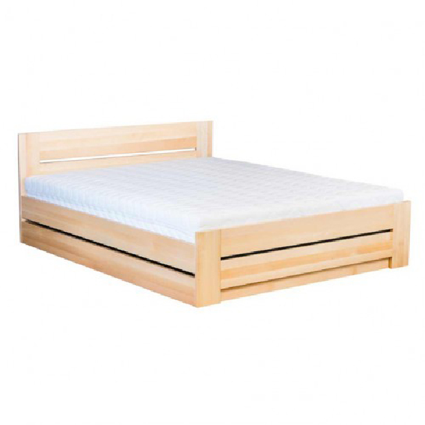 Manželská postel 140 cm LK 198 BOX (s roštem a úl. prostorem)