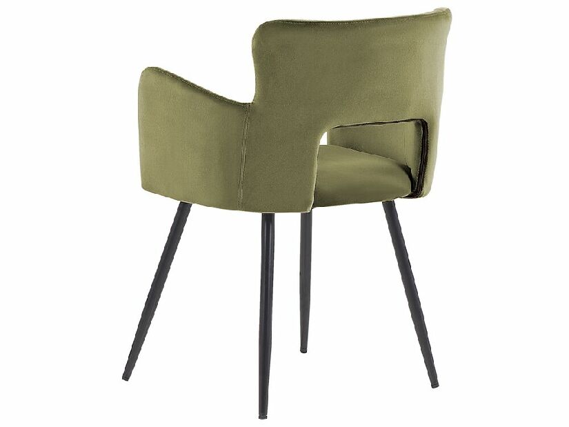  Set 2 ks jídelních židlí Shelba (olivově zelená)