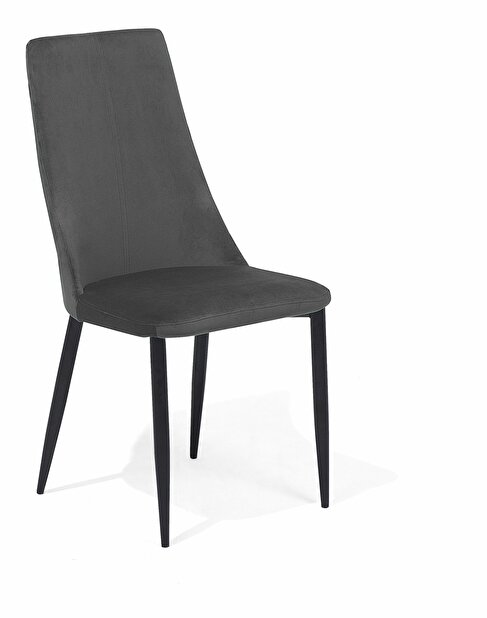 Set 2ks. jídelních židlí Clenot (tmavě šedá)