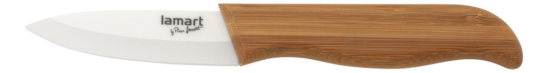 Kuchyňský nůž Lamart Bamboo 7,5cm (hnědá)