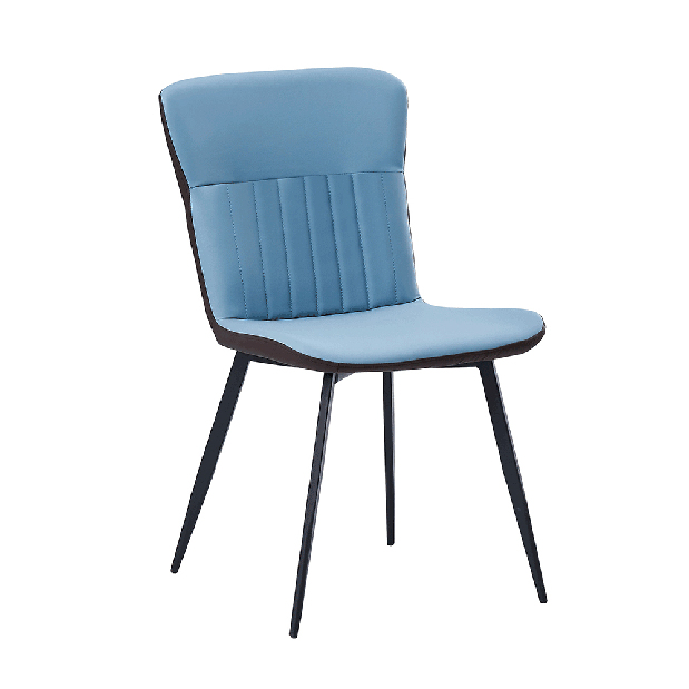 Jídelní židle Rutil (modrá + hnědá)