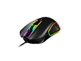 Počítačová myš Swift (černá + vícebarevná) (s LED osvětlením)