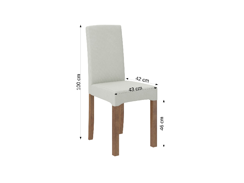 Jídelní židle Raviel56 (craft zlatý + kronos 27132)