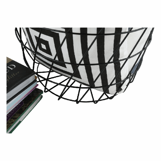 Příruční stolek Bana typ 2 (grafit + černá)