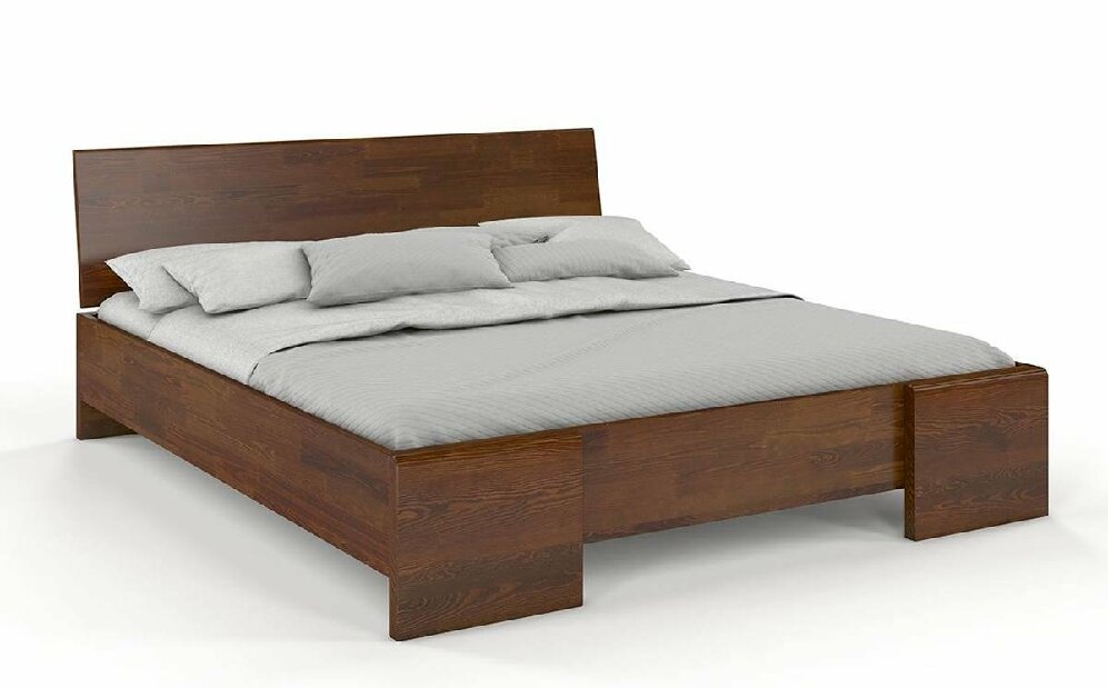 Manželská postel 180 cm Naturlig Blomst High (borovice) (s roštem)