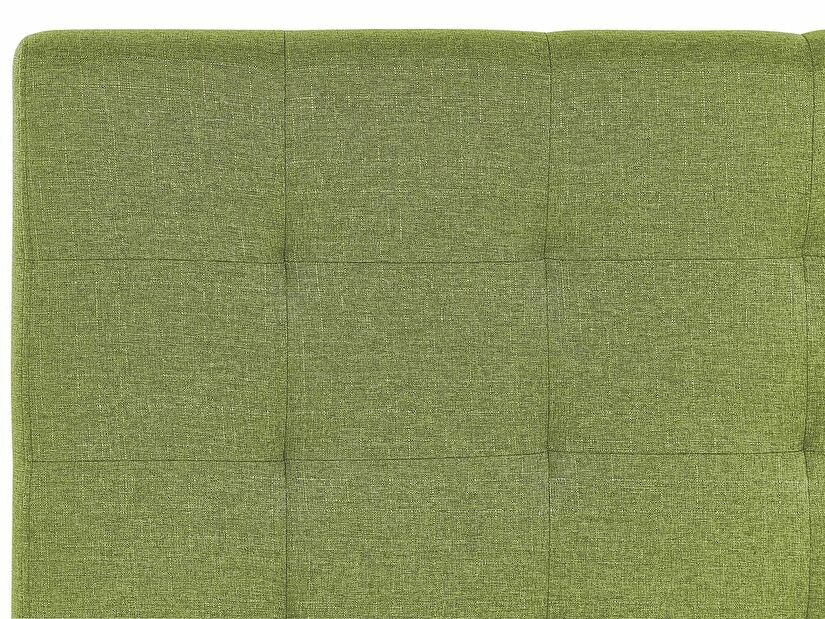 Manželská postel 140 cm Rhiannon (zelená) (s roštem)