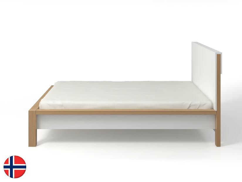 Manželská postel 160 cm Naturlig Lavikker (s roštem)