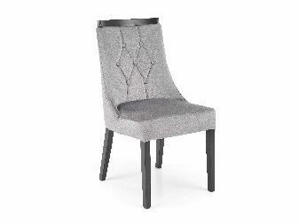Jídelní židle Rypper (černá + šedá)