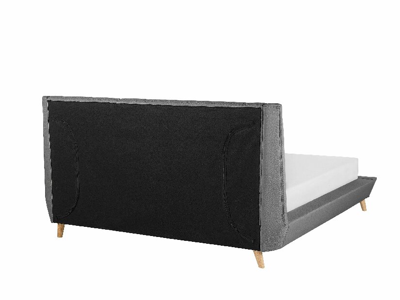 Manželská postel 180 cm TURIN (s roštem) (šedá)