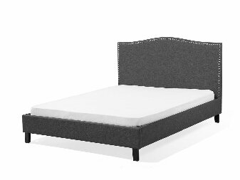 Manželská postel 160 cm MONELIER (s roštem) (šedá)