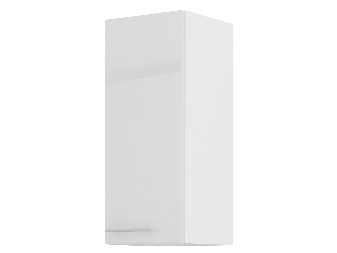 Horní kuchyňská skříňka Lavera 30 G 72 1F (bílá + lesk bílý)