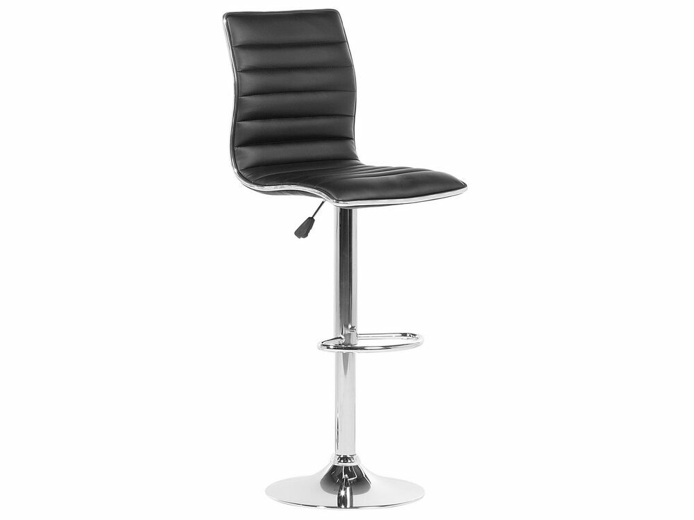Set 2 ks. barových židlí LOCARNO (černá)