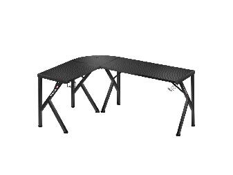 Rohový PC stolek Hyperion 6.3 (černá)
