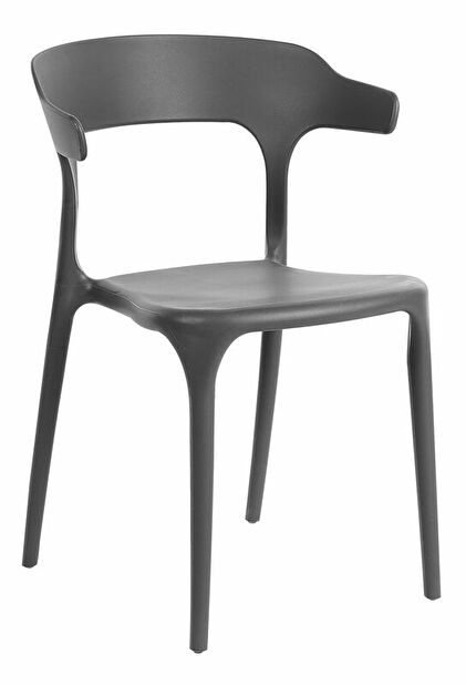 Set 8 ks jídelních židlí Gerry (tmavě šedá)