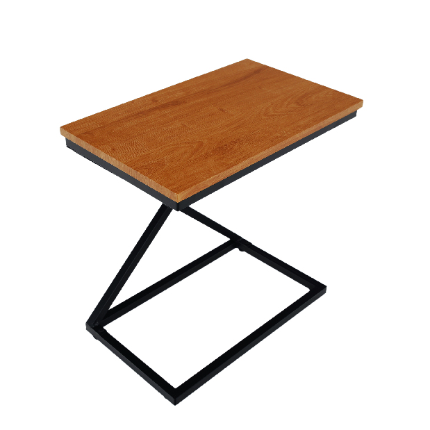 Příruční stolek Alpa (dub + černá)