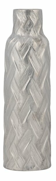 Váza BERGEN 34 cm (sklolaminát) (stříbrná)