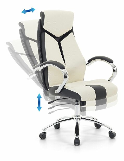Kancelářská židle Race (světle béžová)