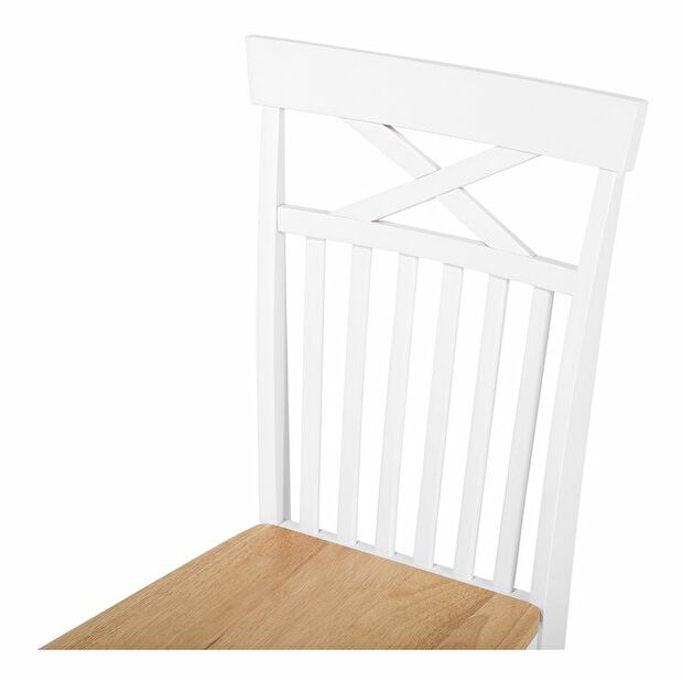 Set 2 ks jídelních židlí Houza (bílá)