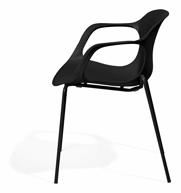 Set 2ks. jídelních židlí Elbasan (černá)