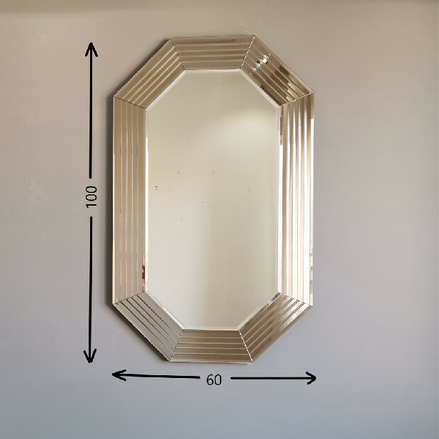 Zrcadlo Silvery VI (Bronzová)
