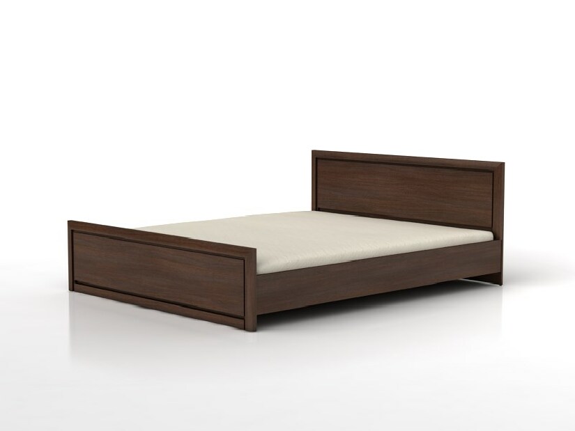Manželská postel 160 cm BRW Koen LOZ/160