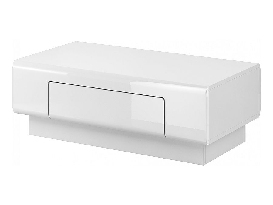 Konferenční stolek Tamie Typ 99 (bílá + lesk bílý)