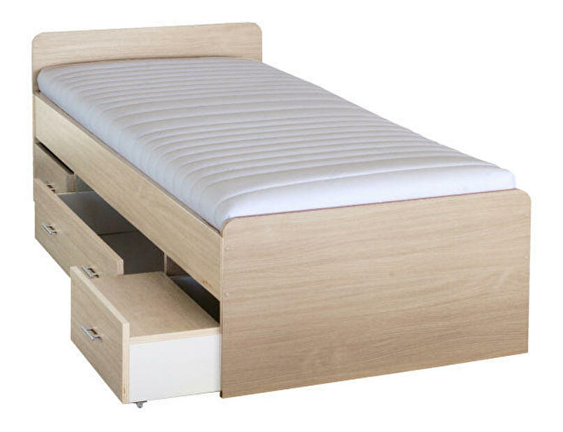 Jednolůžková postel 90 cm Dulce 80262 javor 23 *výprodej