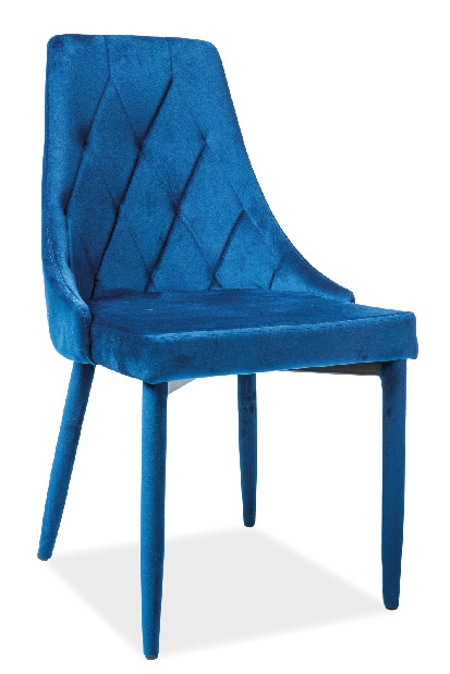 Jídelní židle Tackley Velvet (modrá)