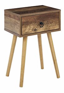 Noční stolek Batle (tmavé dřevo)