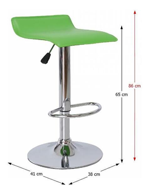 Barová židle Laria (zelená)