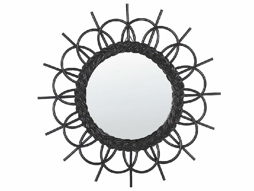 Nástěnné zrcadlo Thais (černá)